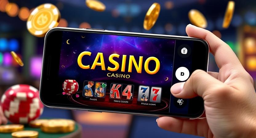 22JL mobile casino app interface